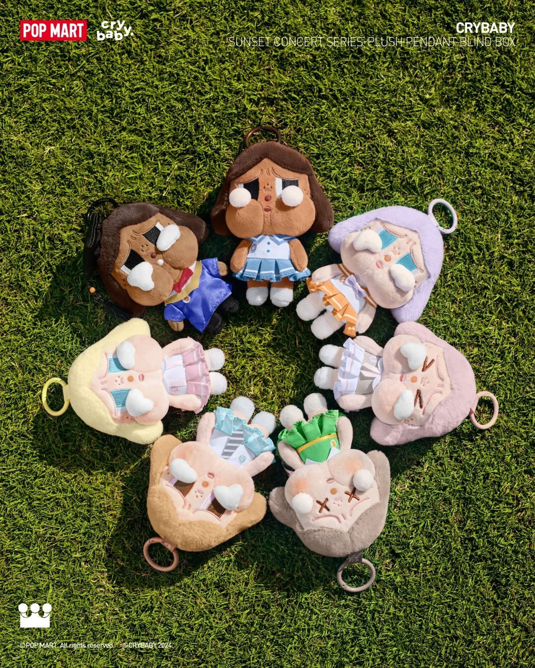 CRYBABY Sunset Concert Series - Plush Pendant Blind Box - POPMART