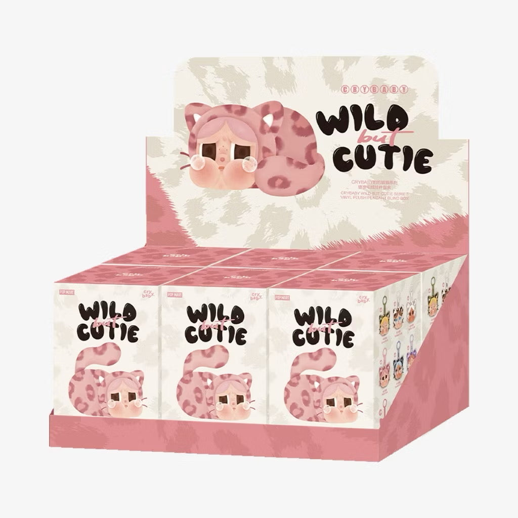 CRYBABY WILD BUT CUTIES SERIES - Vinyl Plush Pendant Blind Box by POPMART