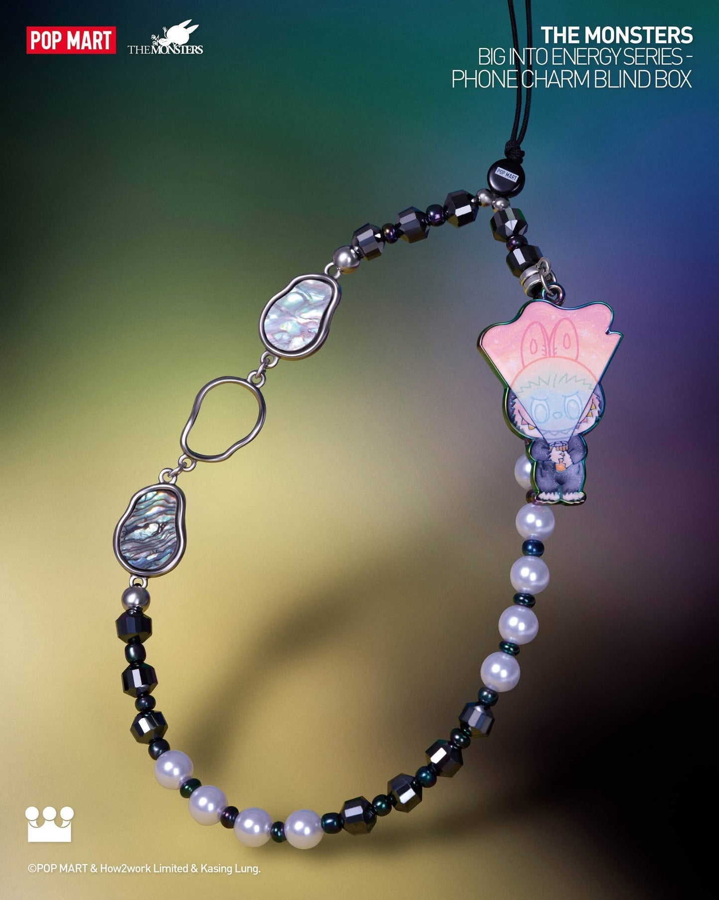 THE M0NSTERS Big into Energy Series-Phone Charm Blind Box