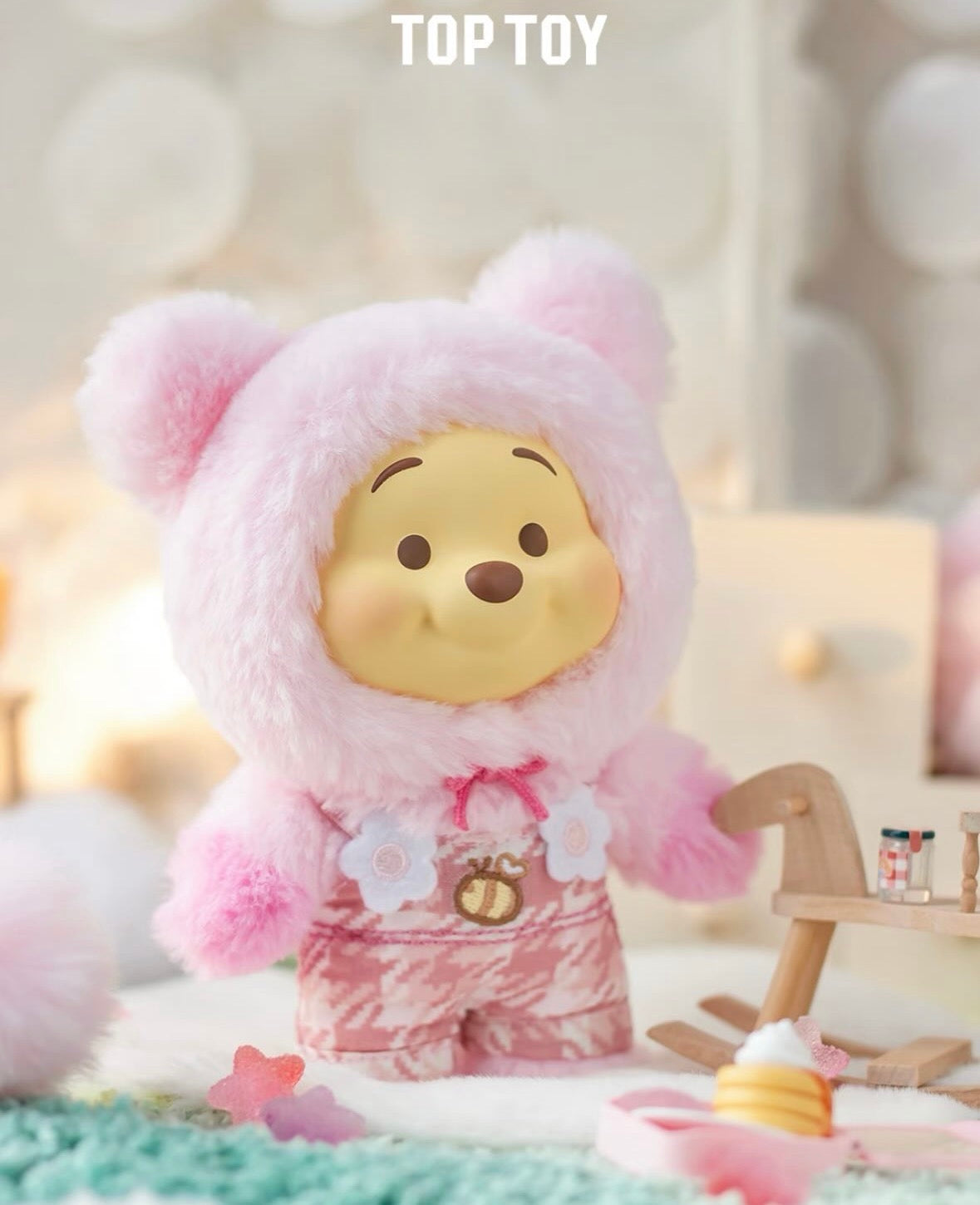 Winnie The Pooh Candy Series Plush Keychain Blind Box