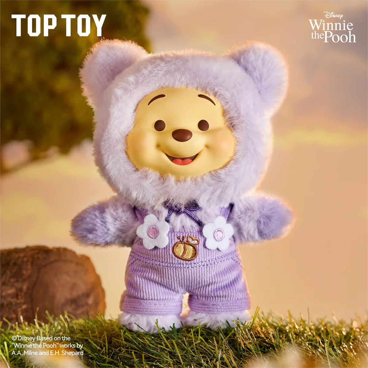 Winnie The Pooh Candy Series Plush Keychain Blind Box