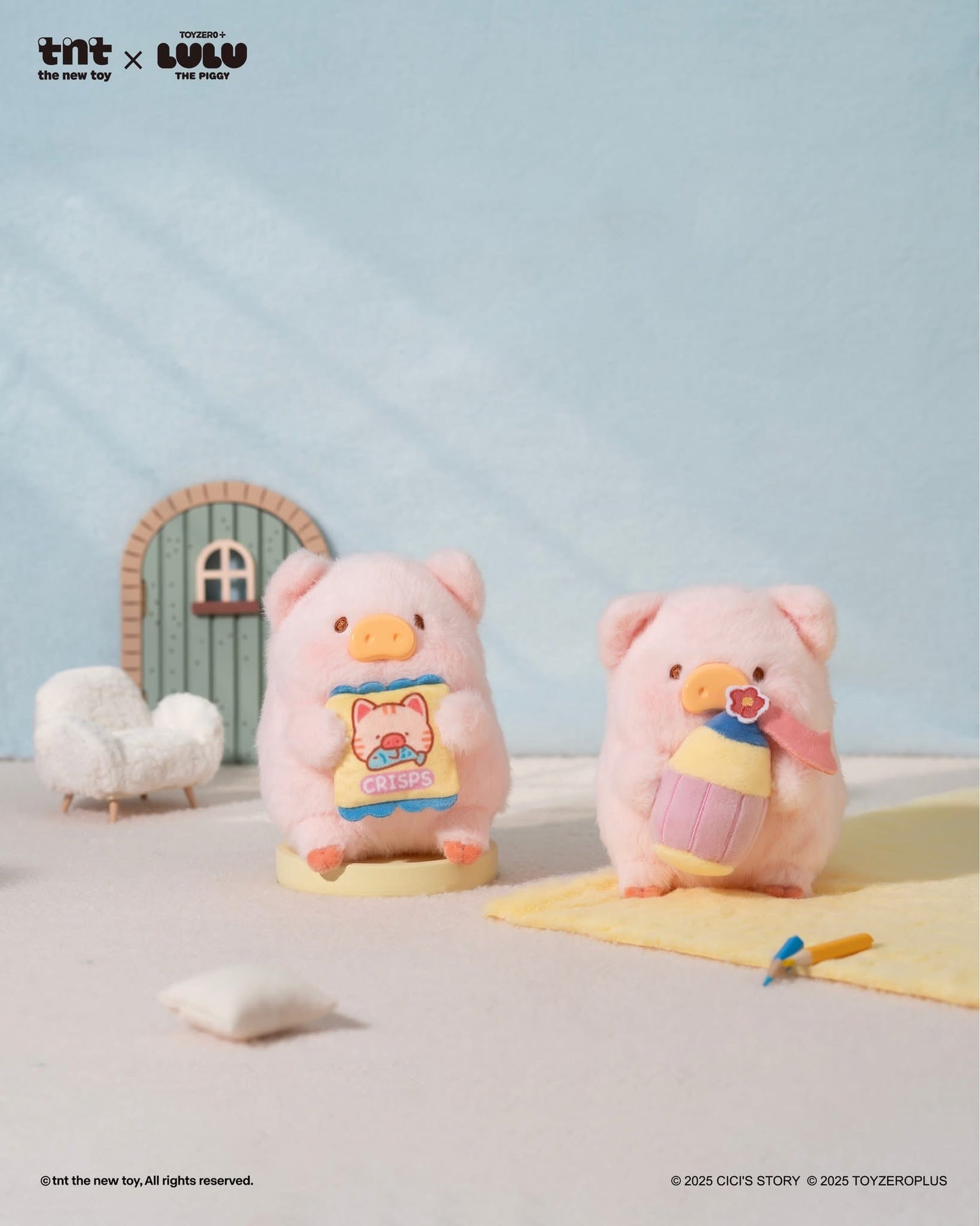 The TNTSPACE × LuLu the Piggy
Come Play Series Plush Pendant