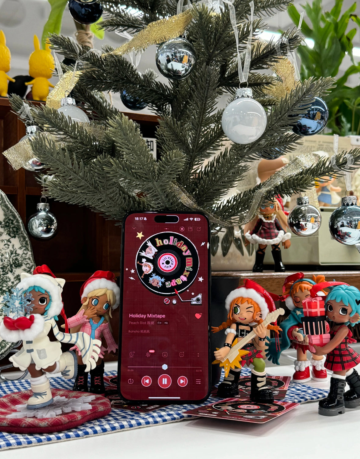 Lil Peach Riot Holiday Mixtape Series Figures