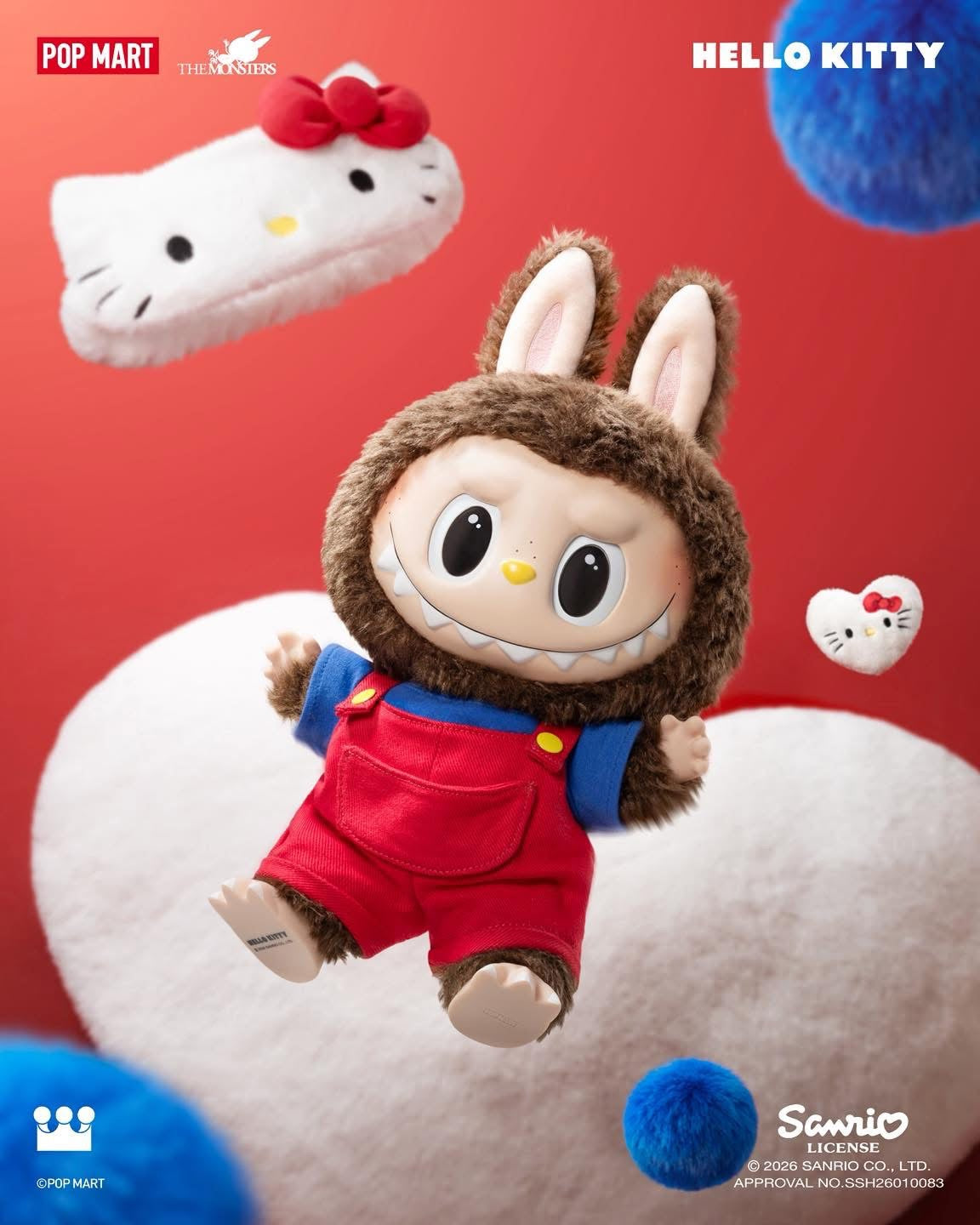THE M0NSTERS × HELL0 KITTY - Vinyl Plush Doll