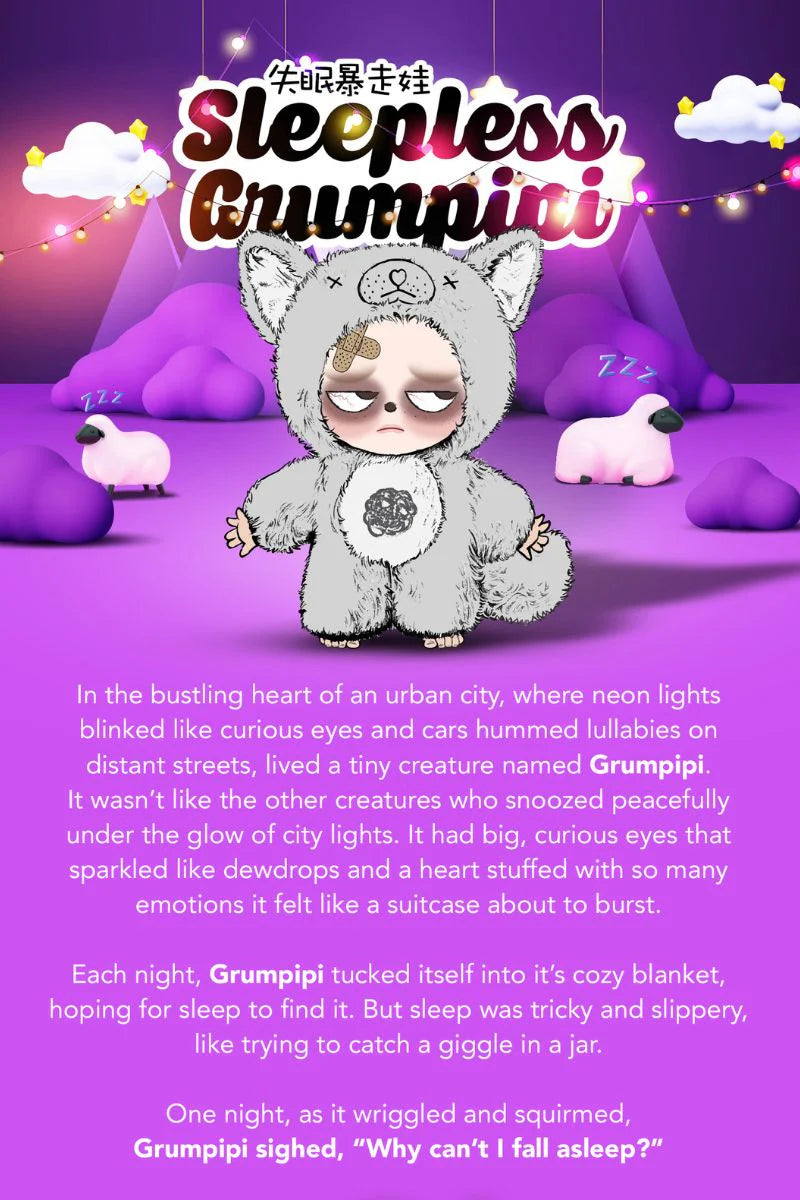 Sleepless Grumpipi Blindbox | Cute Collectible Toy