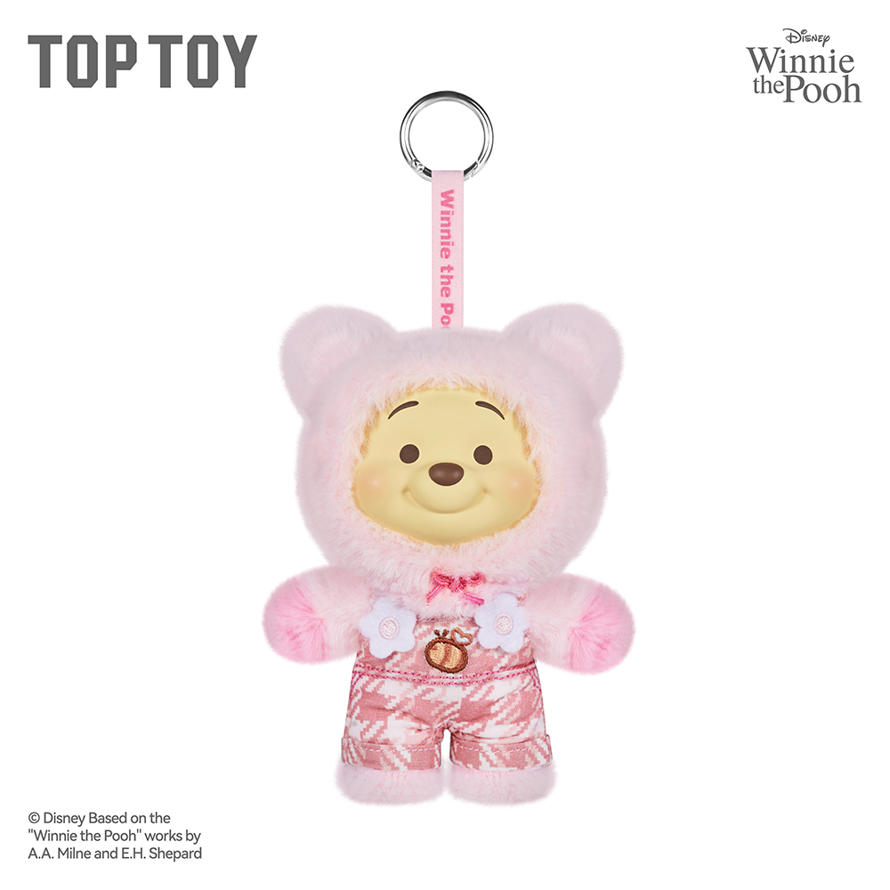 Winnie The Pooh Candy Series Plush Keychain Blind Box