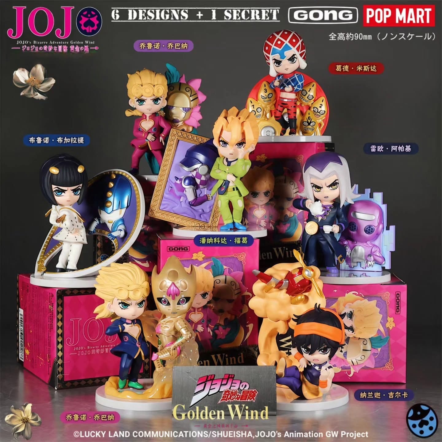 JOJO's Bizarre Adventure:Golden
Wind Series Figures