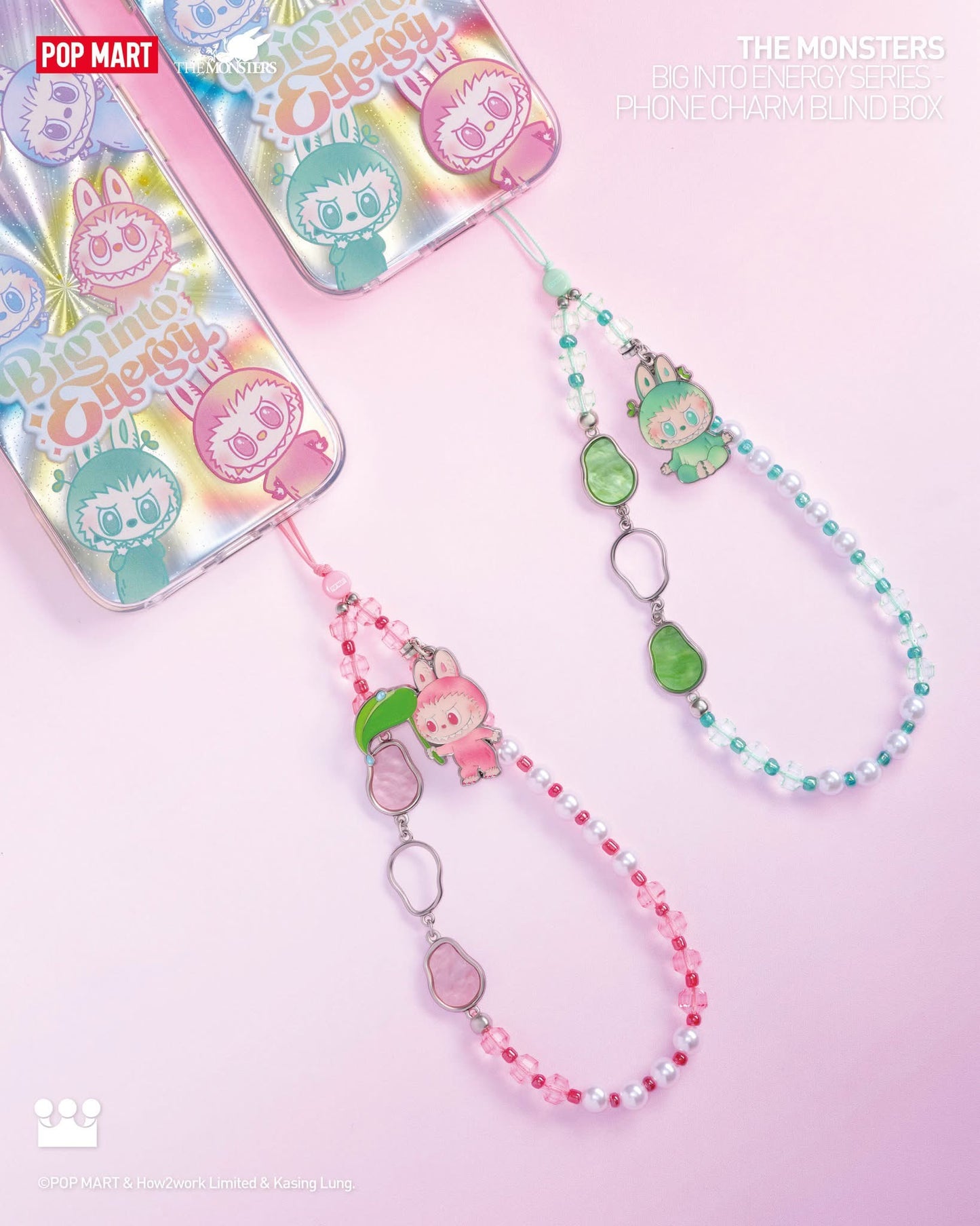 THE M0NSTERS Big into Energy Series-Phone Charm Blind Box