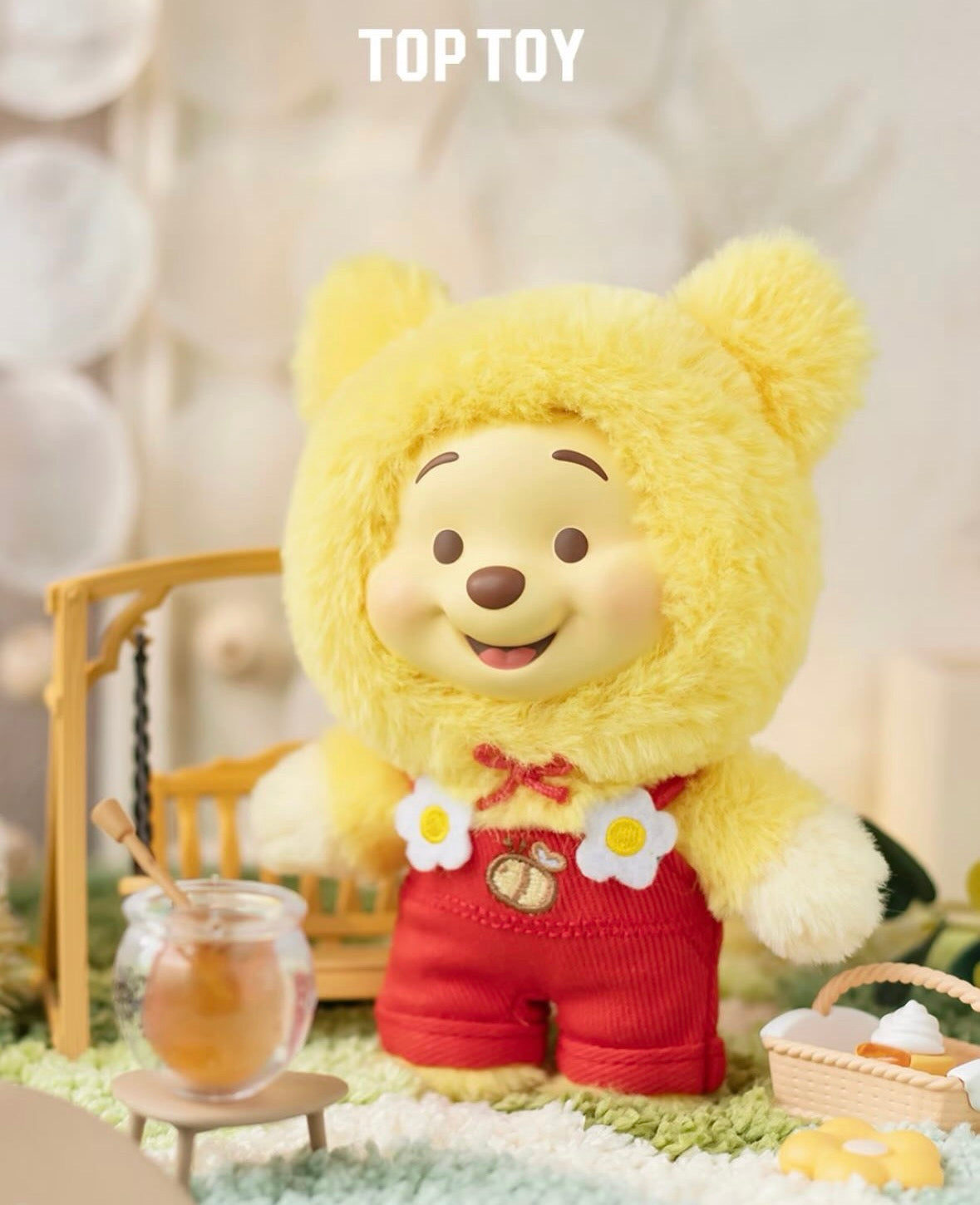 Winnie The Pooh Candy Series Plush Keychain Blind Box