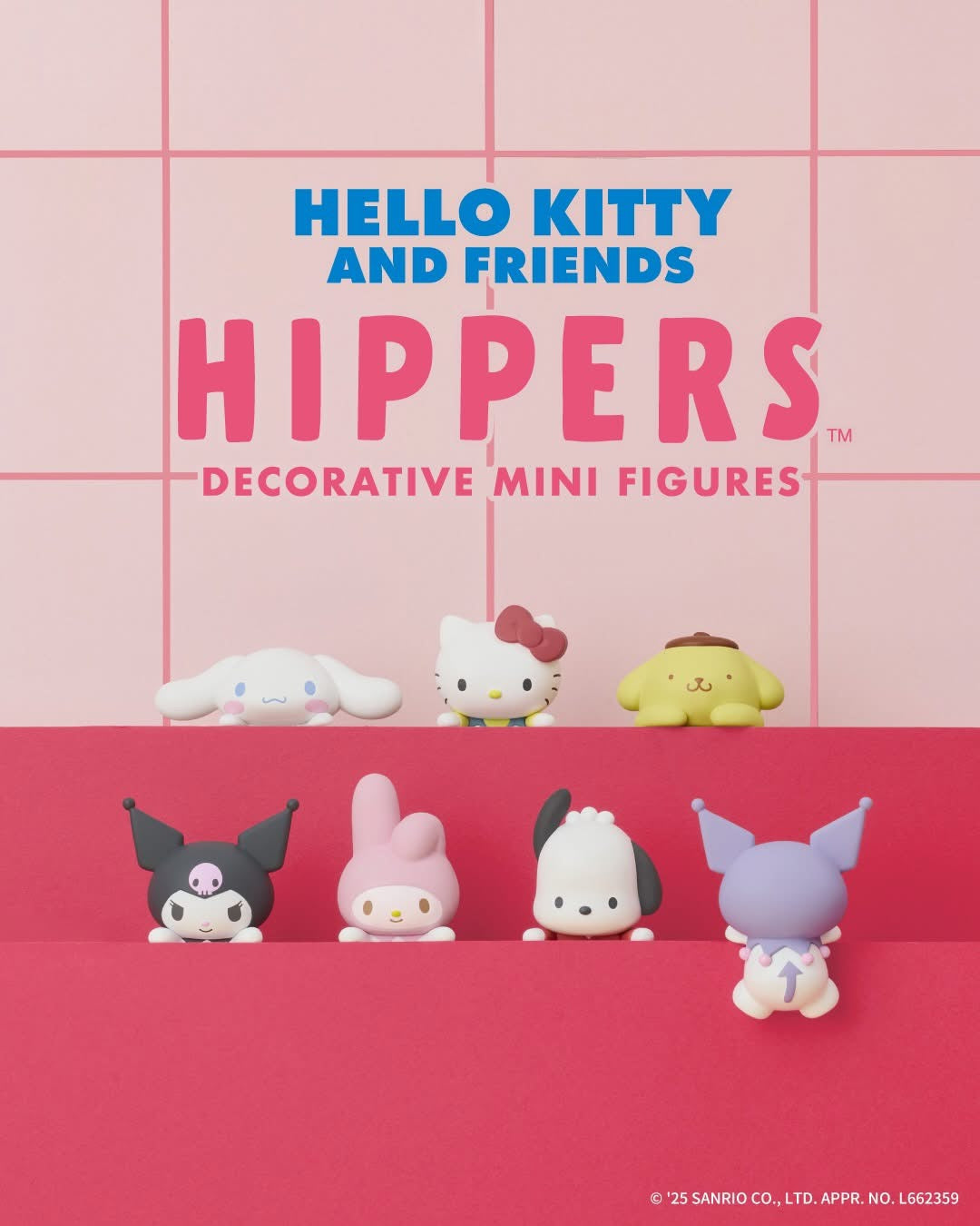 Hello Kitty and Friends Hippers Decorative Mini Figures Blind Box