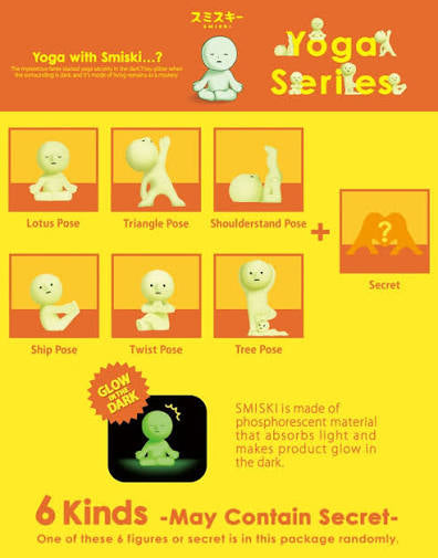 Smiski Mini Figures - Yoga Series