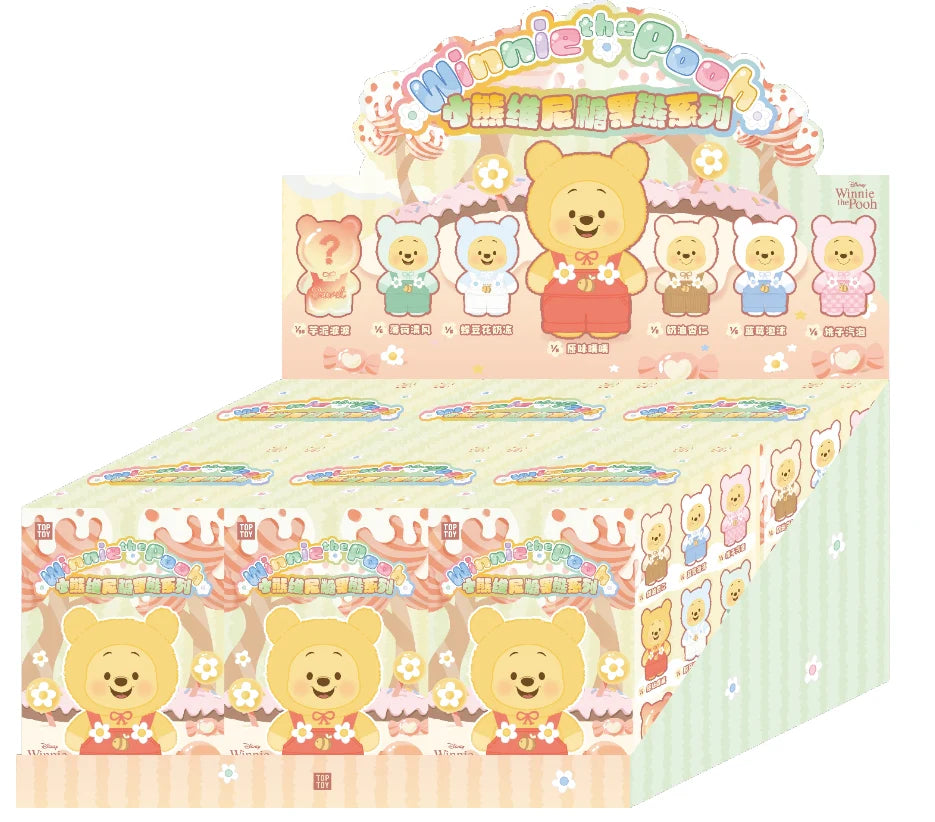 Winnie The Pooh Candy Series Plush Keychain Blind Box