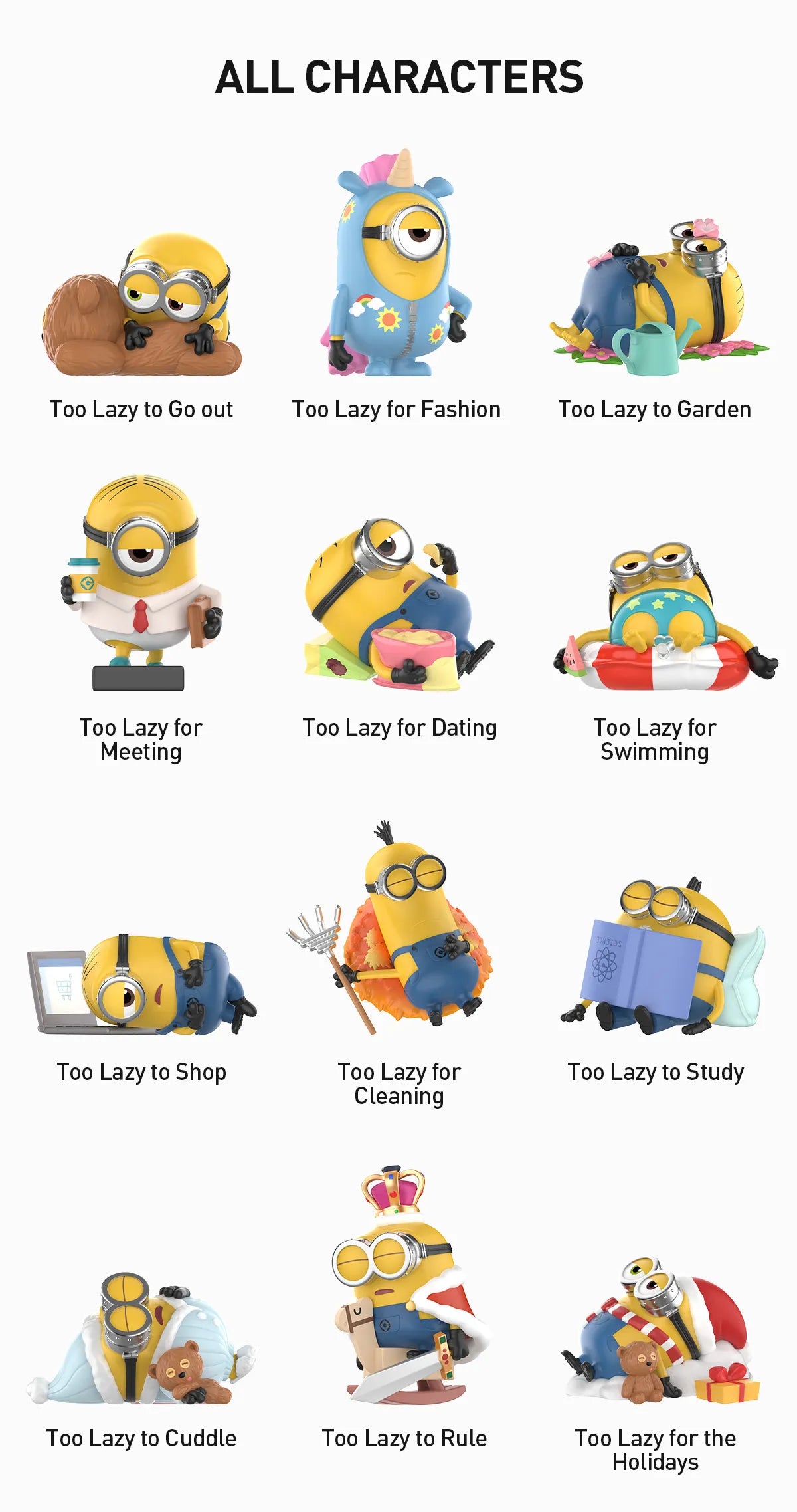 MINIONS Lazy Everyday Series