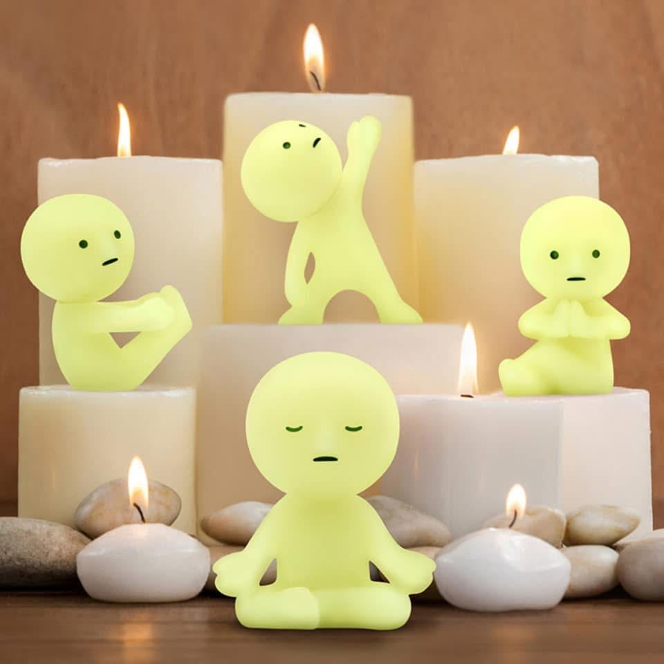 Smiski Mini Figures - Yoga Series