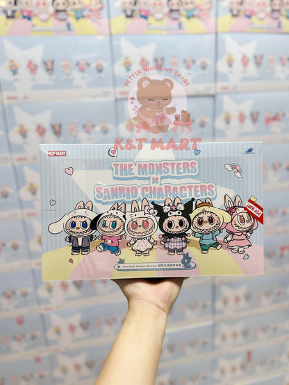 THE M0NSTERS × SANRlO Characters Series-Vinyl Plush Pendant Blind Box