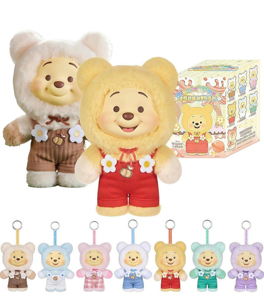 Winnie The Pooh Candy Series Plush Keychain Blind Box