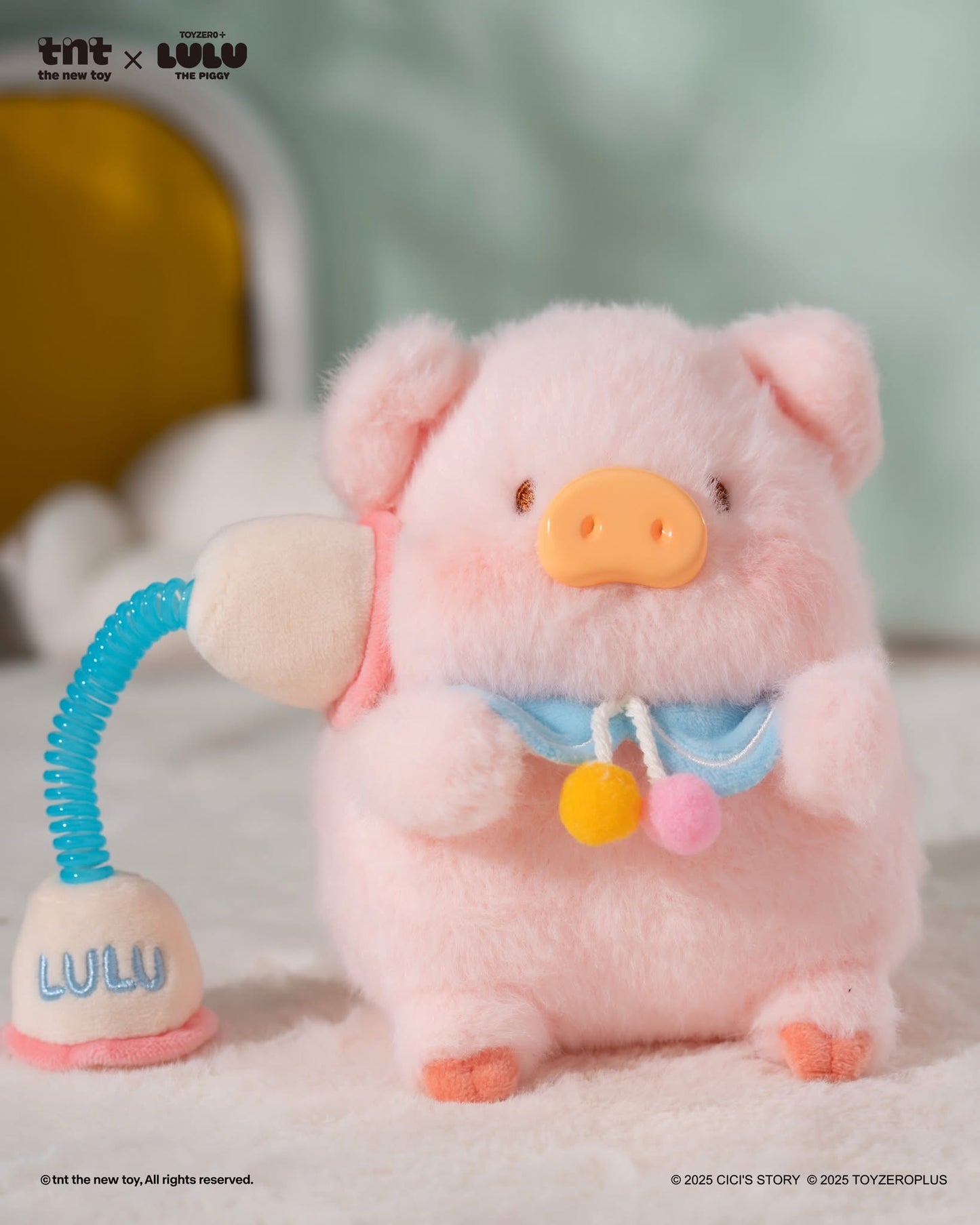 The TNTSPACE × LuLu the Piggy
Come Play Series Plush Pendant