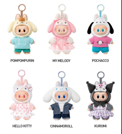 THE M0NSTERS × SANRlO Characters Series-Vinyl Plush Pendant Blind Box