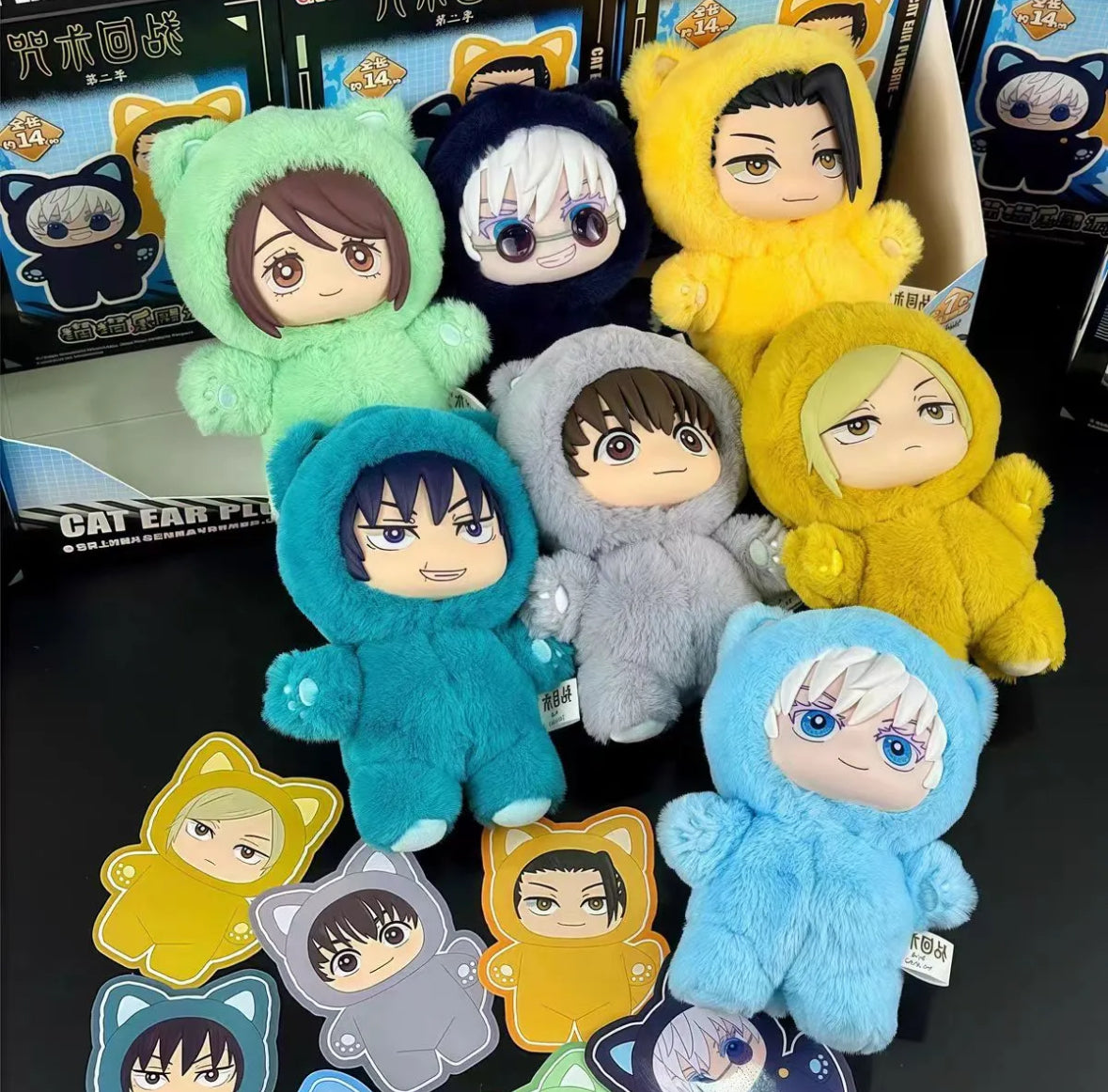 EAKI Jujutsu Kaisen Cat Ear Plushies Series Blind Box