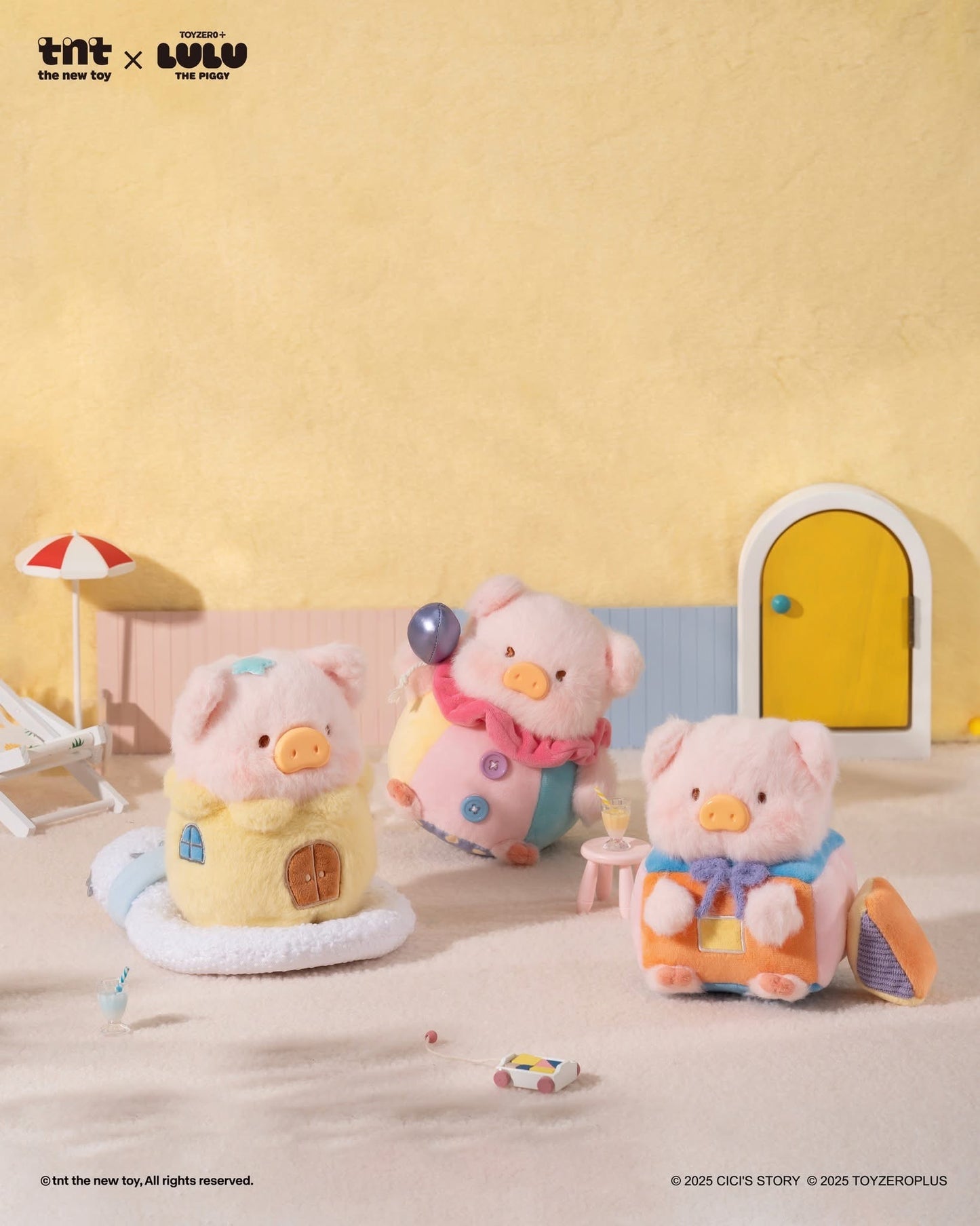 The TNTSPACE × LuLu the Piggy
Come Play Series Plush Pendant