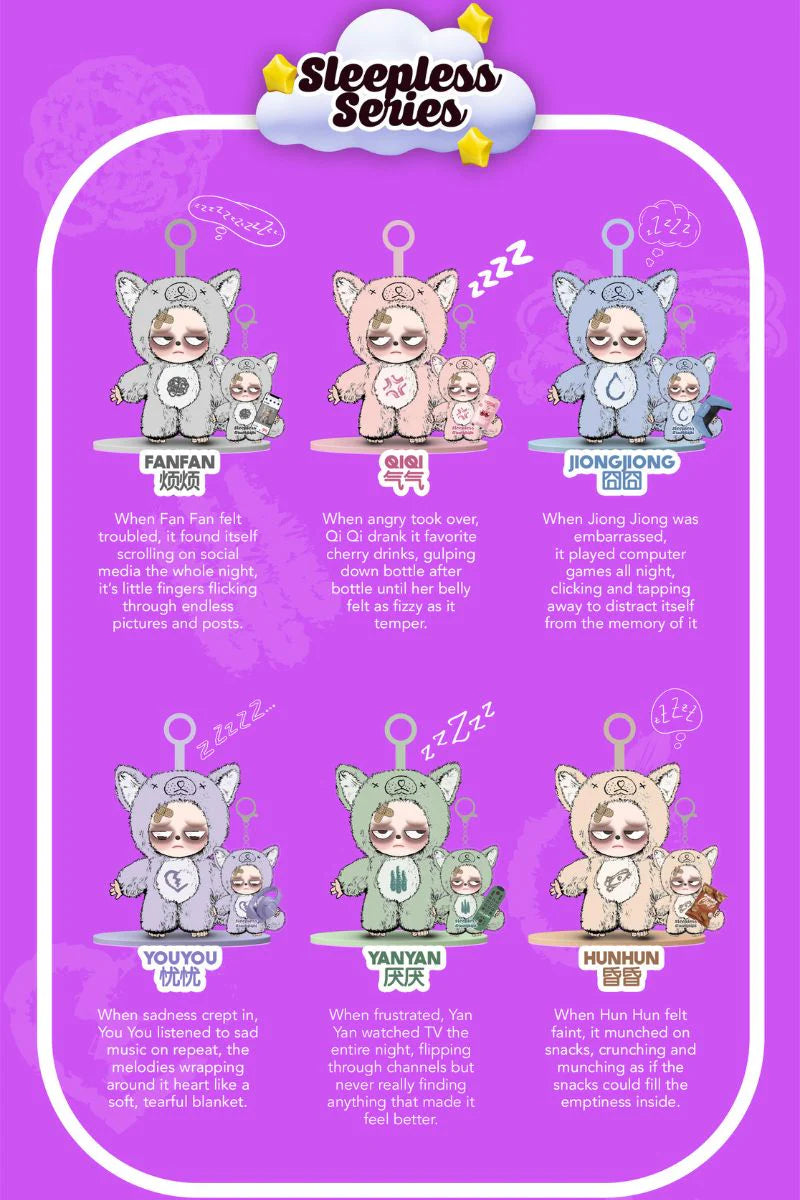 Sleepless Grumpipi Blindbox | Cute Collectible Toy