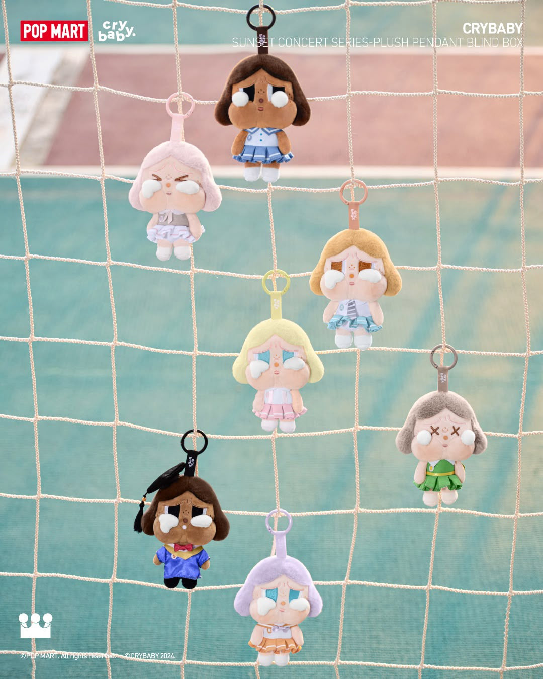 CRYBABY Sunset Concert Series - Plush Pendant Blind Box - POPMART
