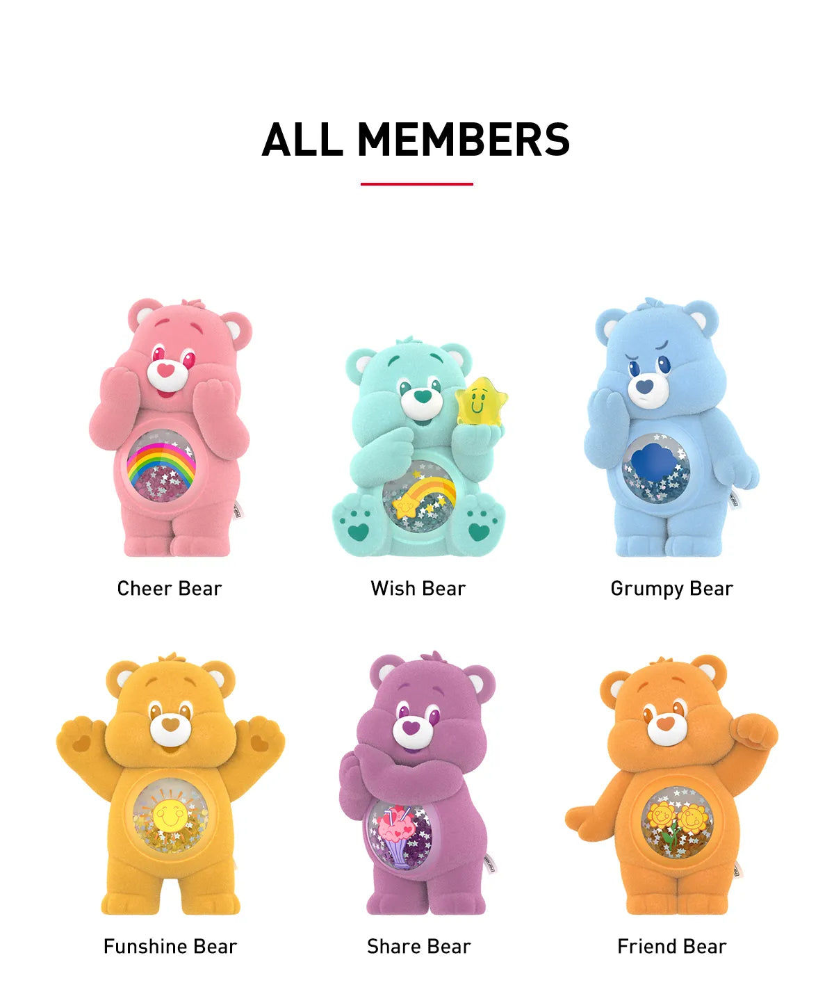Care Bears Colorful Hugs Series Figures - POP MART
