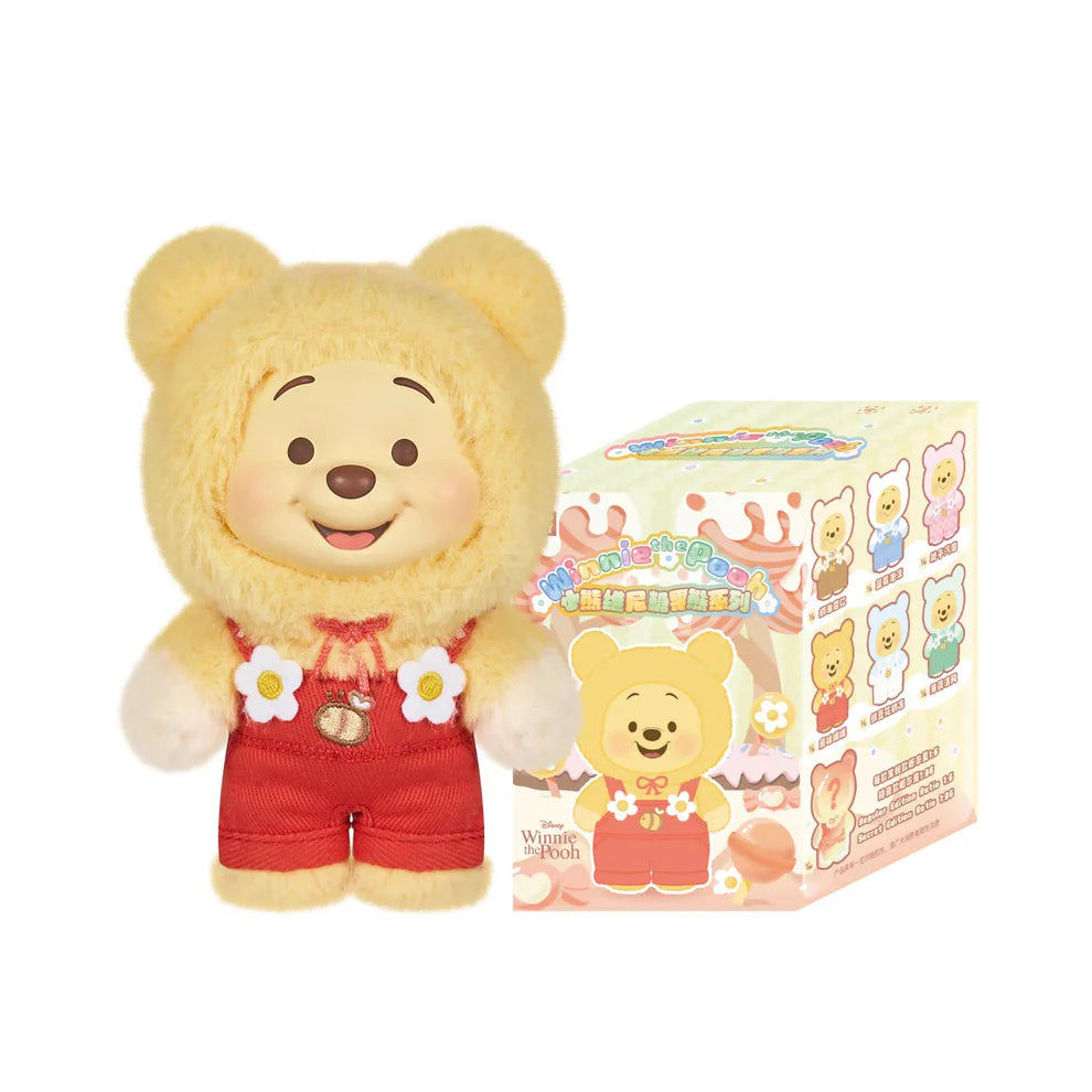Winnie The Pooh Candy Series Plush Keychain Blind Box