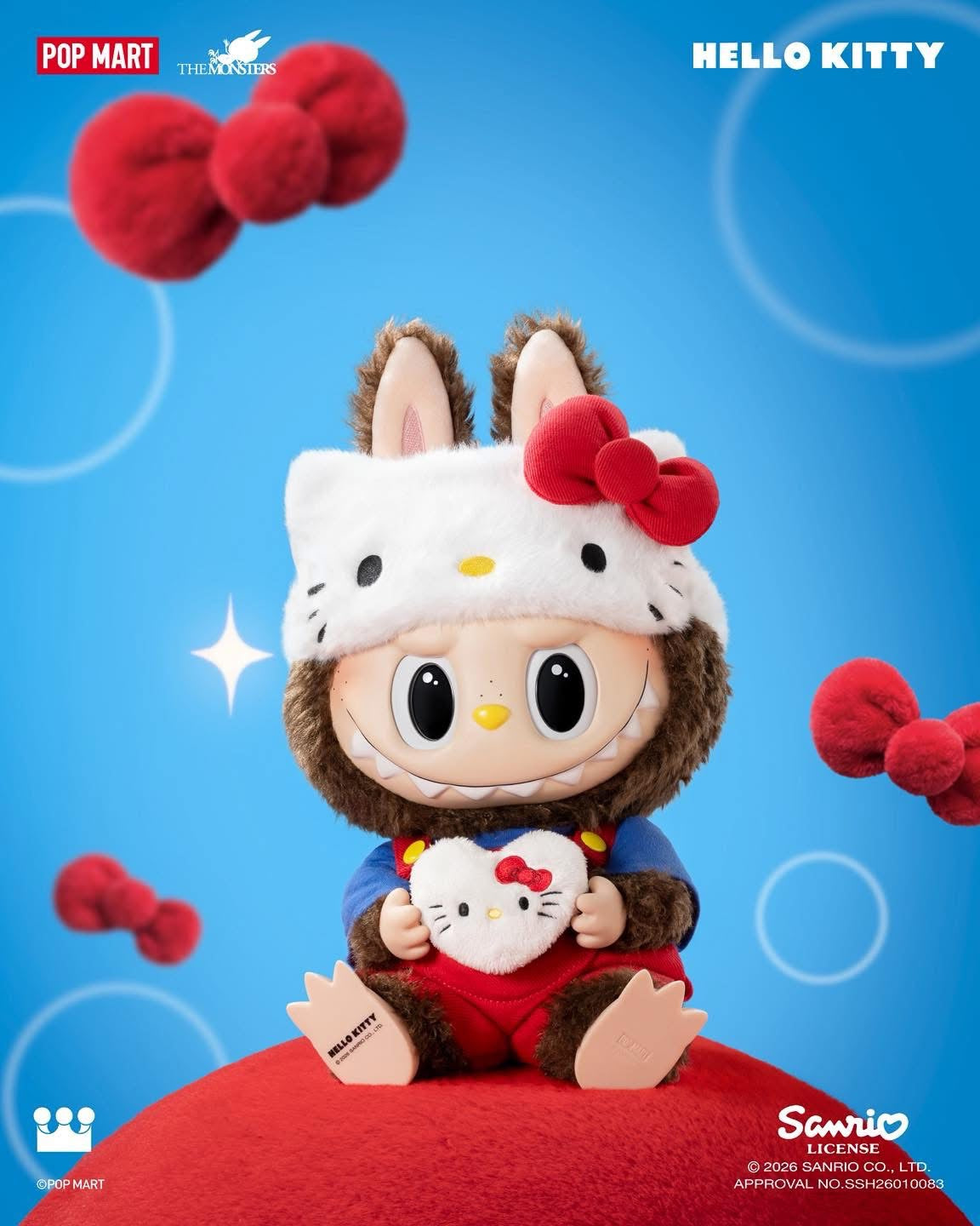 THE M0NSTERS × HELL0 KITTY - Vinyl Plush Doll