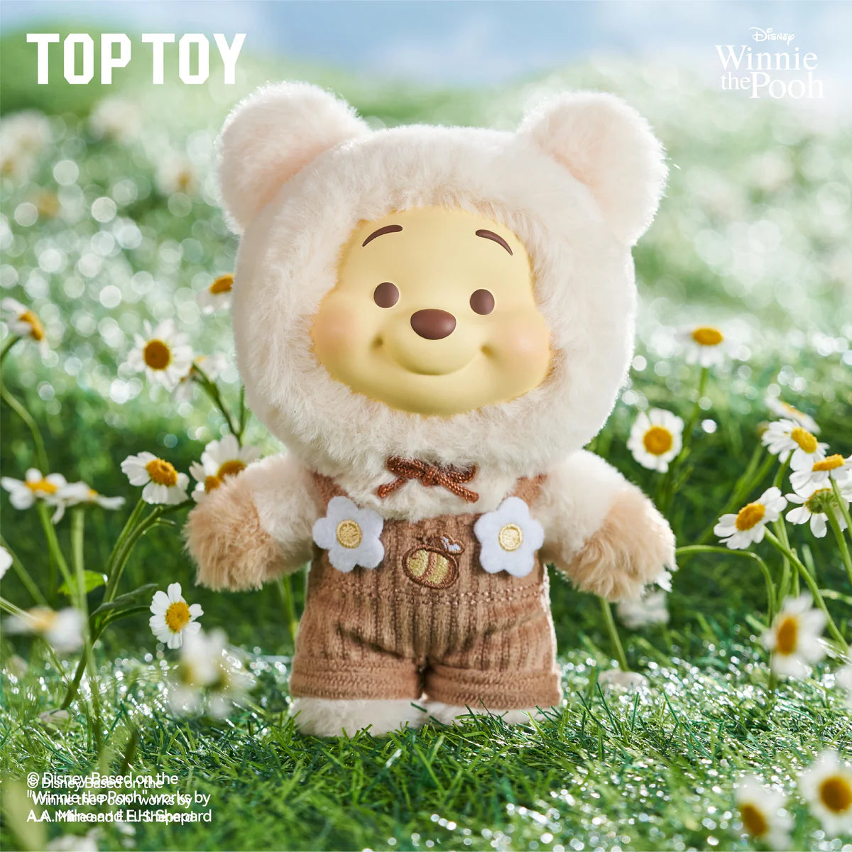 Winnie The Pooh Candy Series Plush Keychain Blind Box