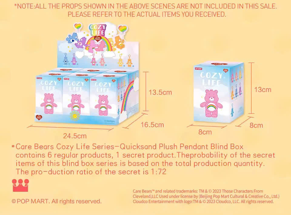 Care Bears Cozy Life Series - Blind Boxs