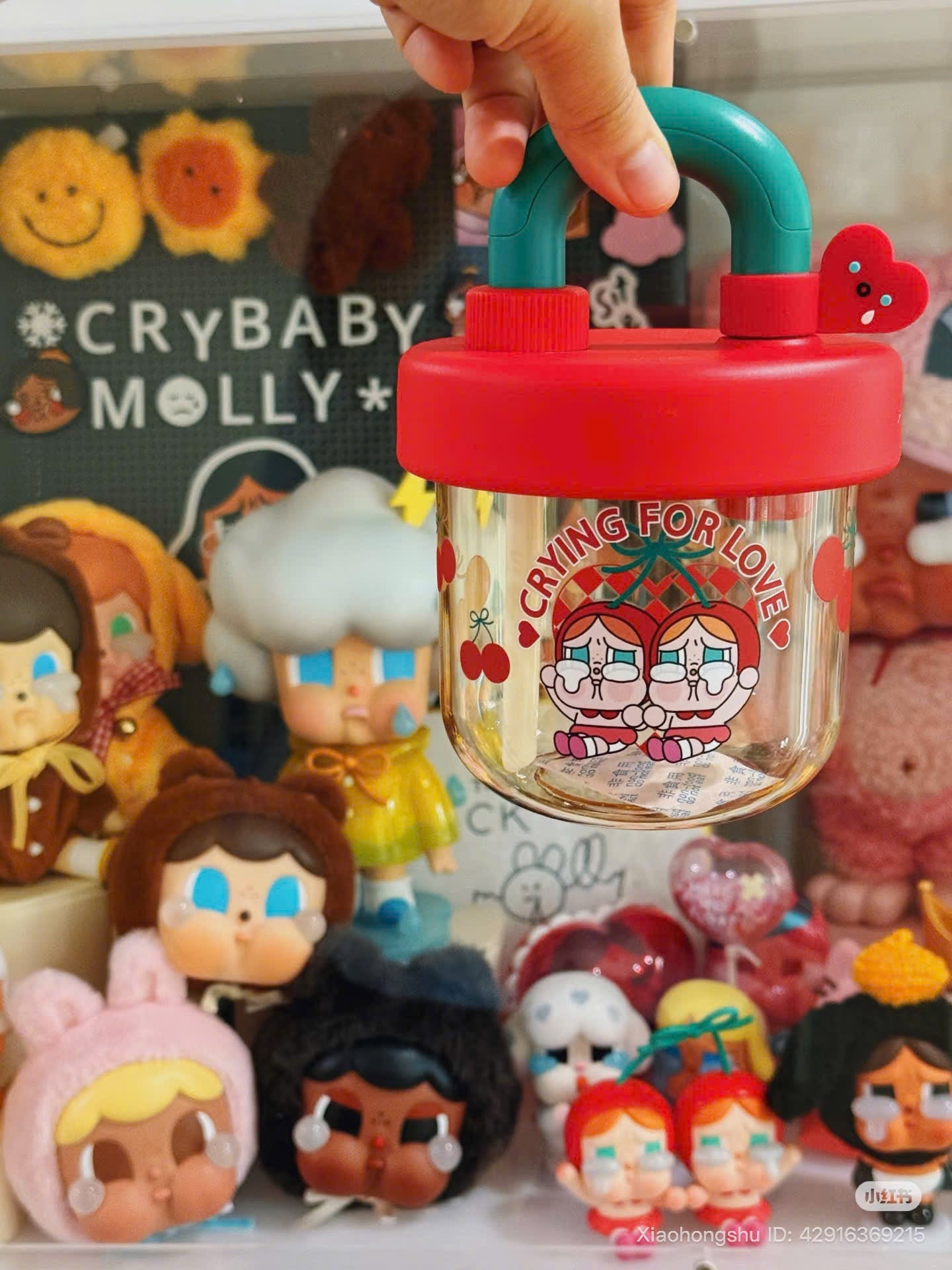 CRYBABY Crying for Love Straw Cup - POPMART