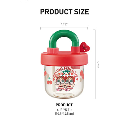 CRYBABY Crying for Love Straw Cup - POPMART