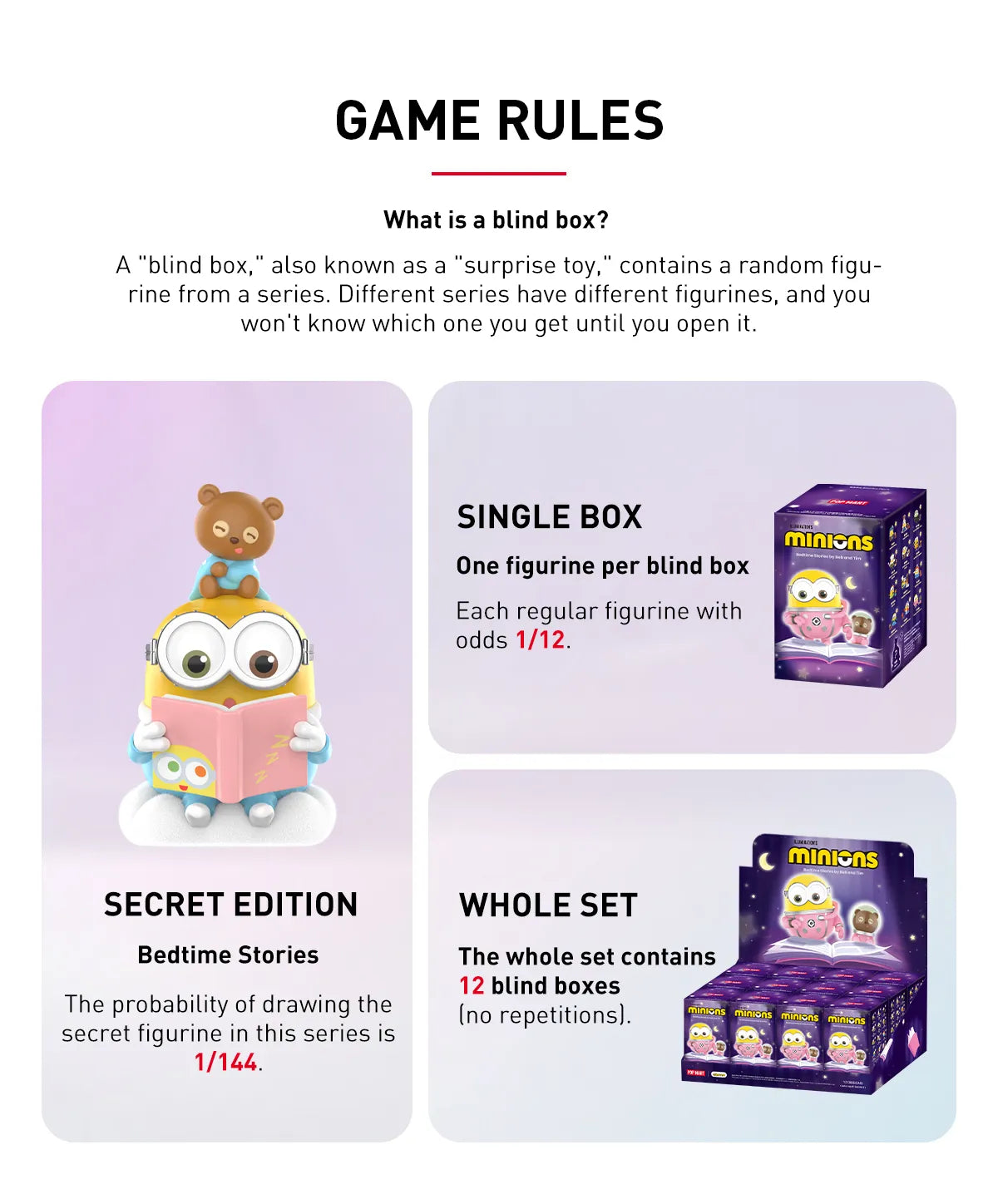 MINIONS Bedtime Stories by Bob & Tim - POPMART