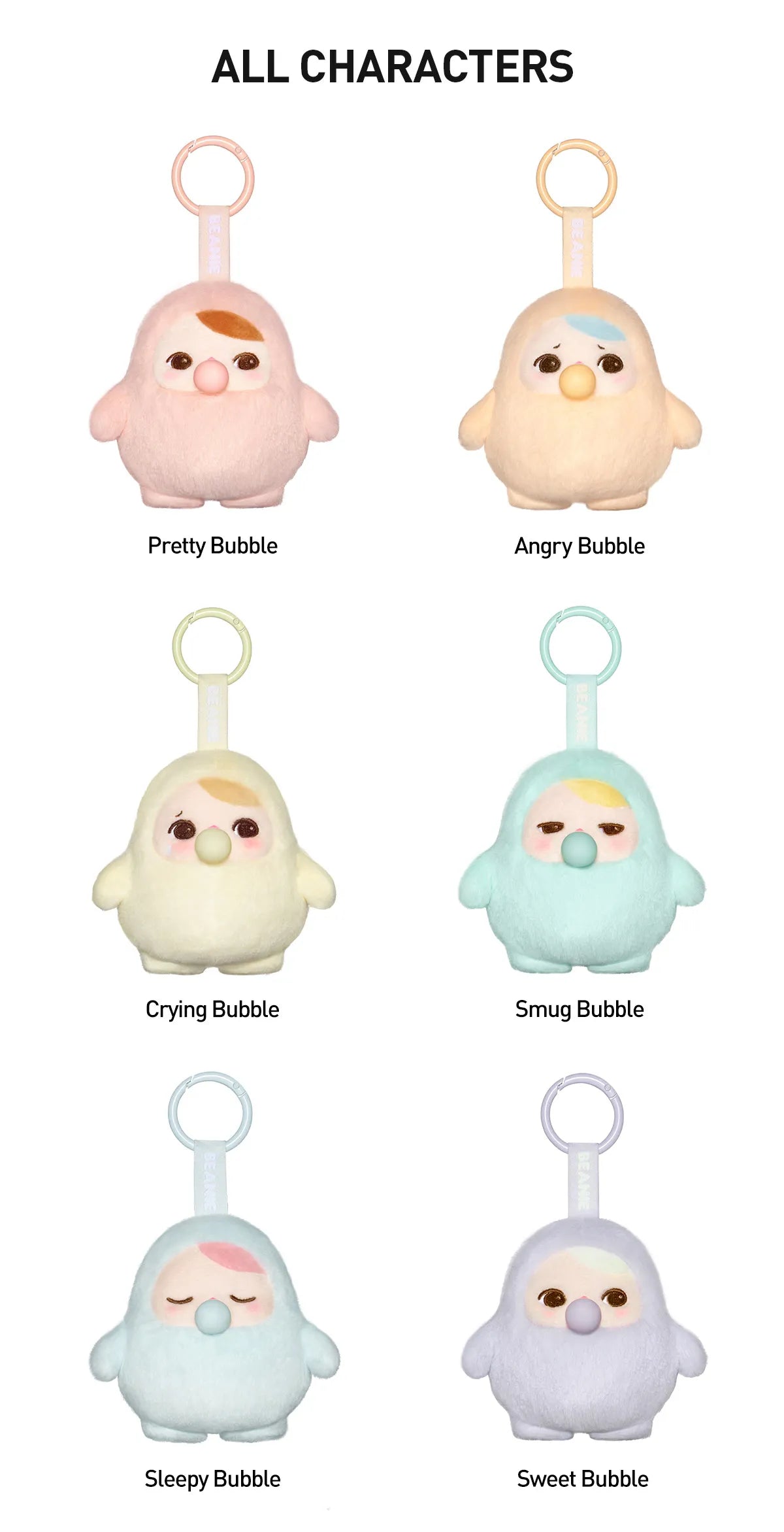 PUCKY BEANIE BUBBLE UP SERIES - Plush Pendants by POPMART
