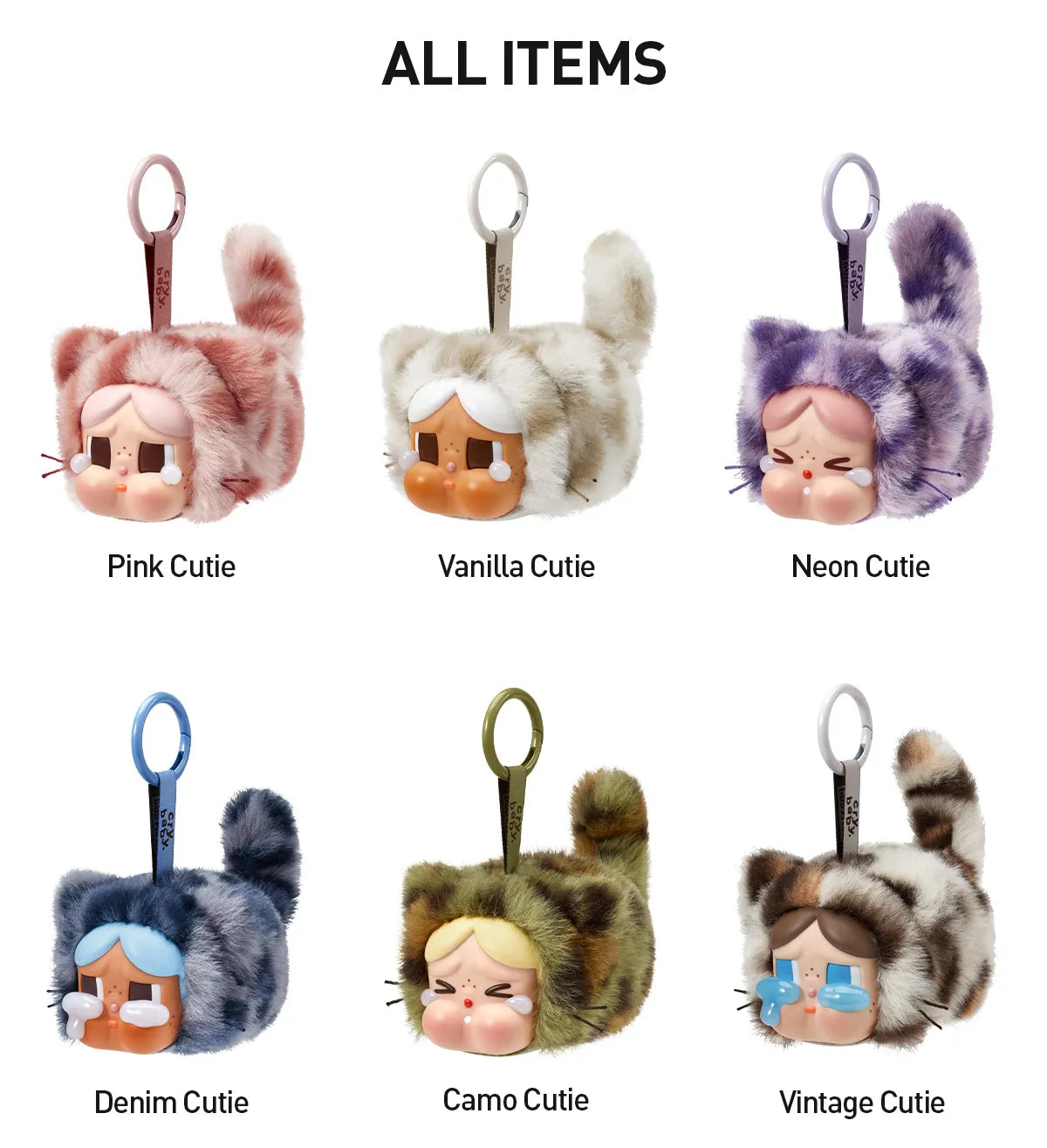 CRYBABY WILD BUT CUTIES SERIES - Vinyl Plush Pendant Blind Box by POPMART