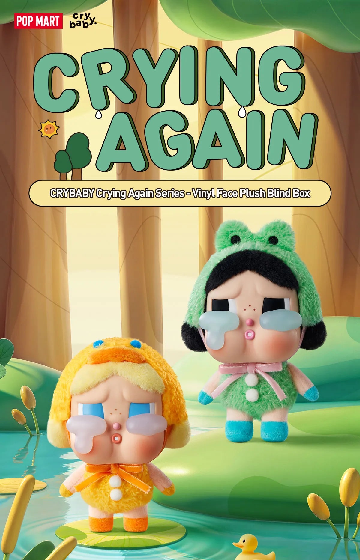 CRYBABY CRYING AGAIN SERIES - Vinyl Face Plush Blind Box