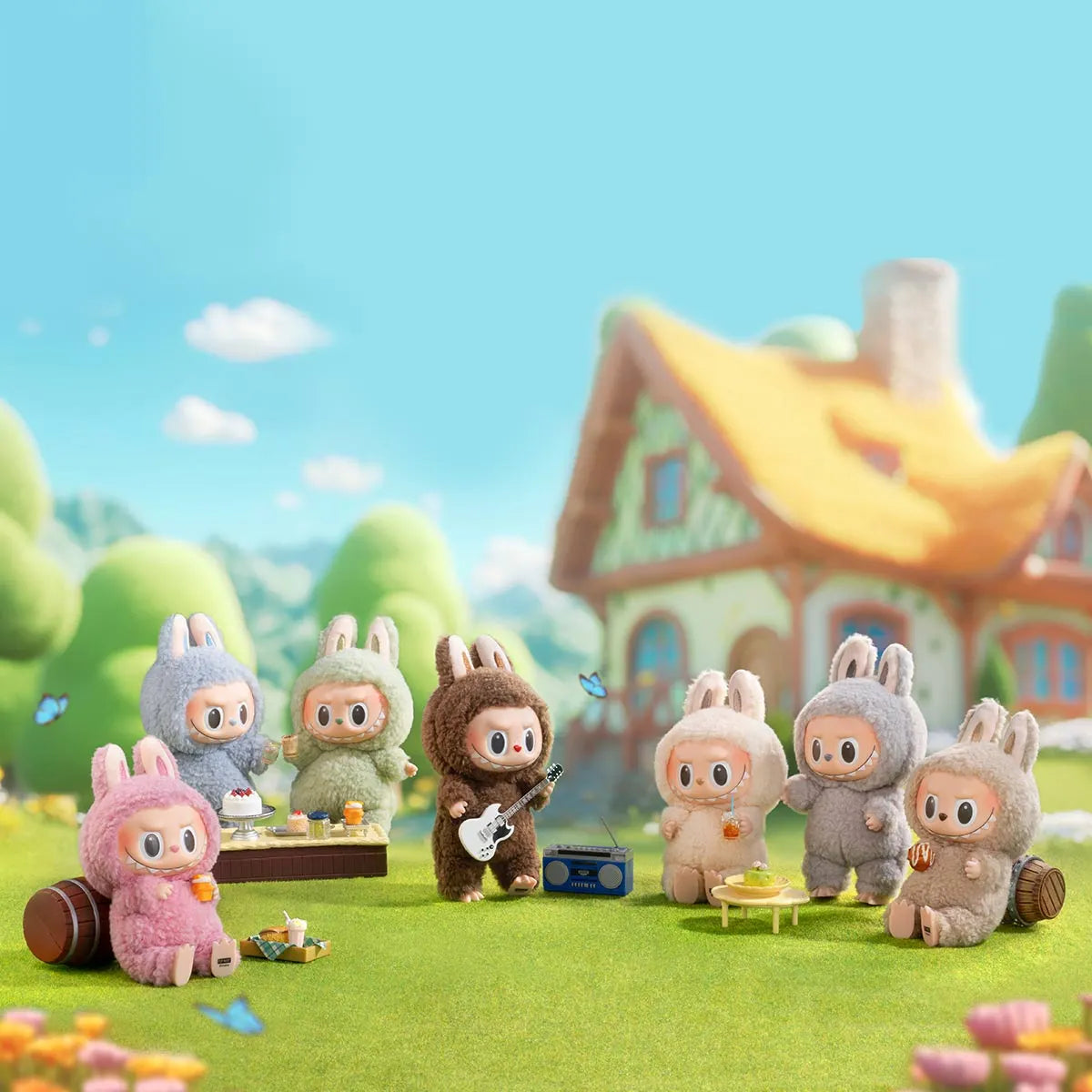 THE M0NSTERS Exciting Macaron-Vinyl Face Blind Box