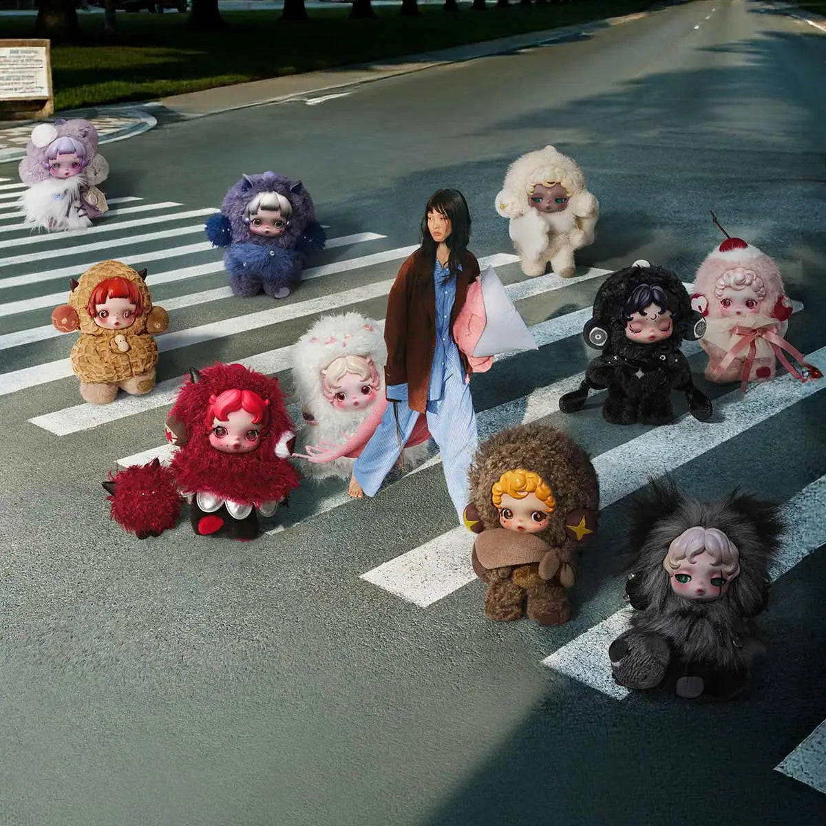 SKULLPANDA You Found Me! Series Plush Doll Pedant