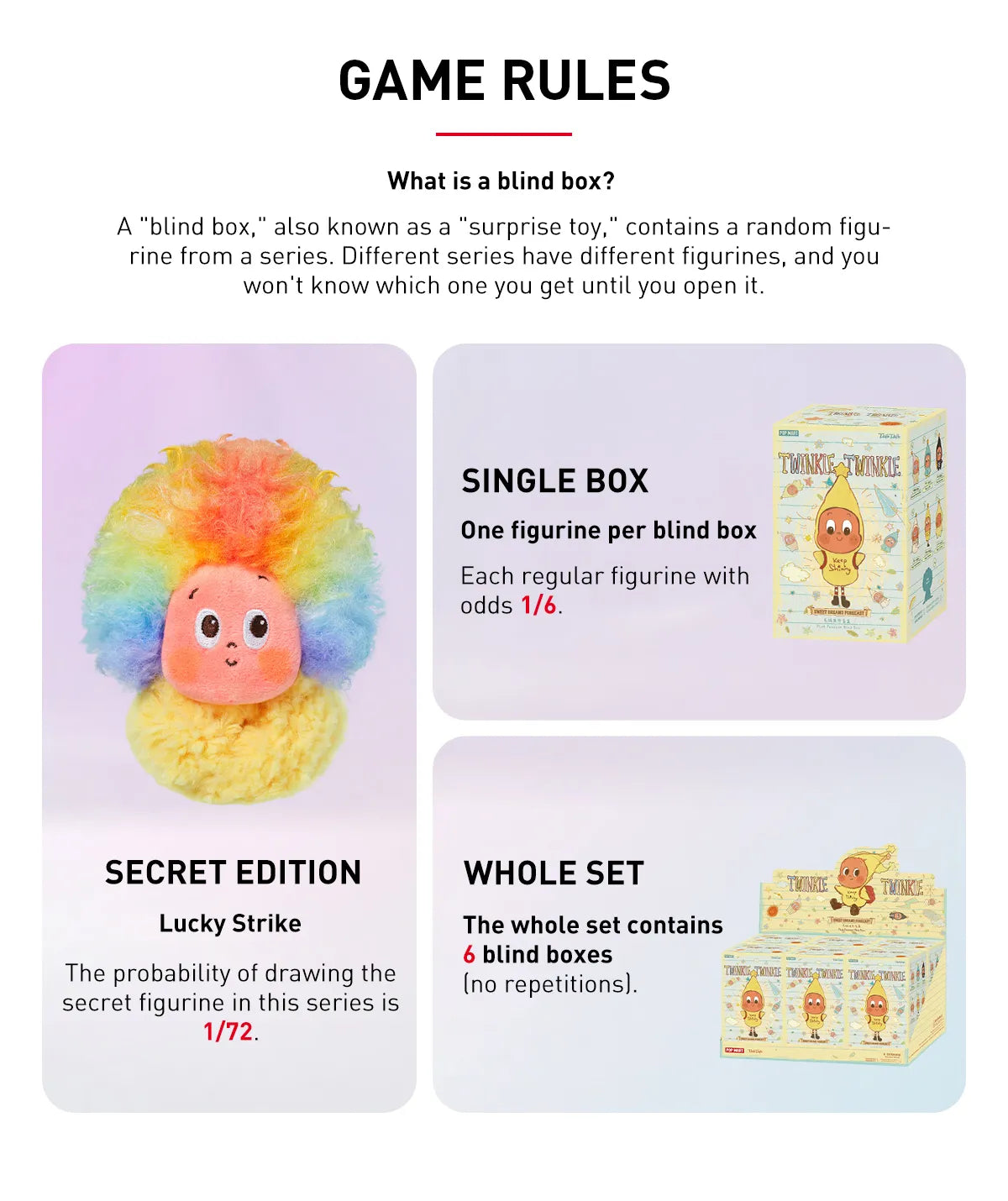 TWINKLE TWINKLE Sweet Dreams Forecast Series - Plush Pendant Blind Box