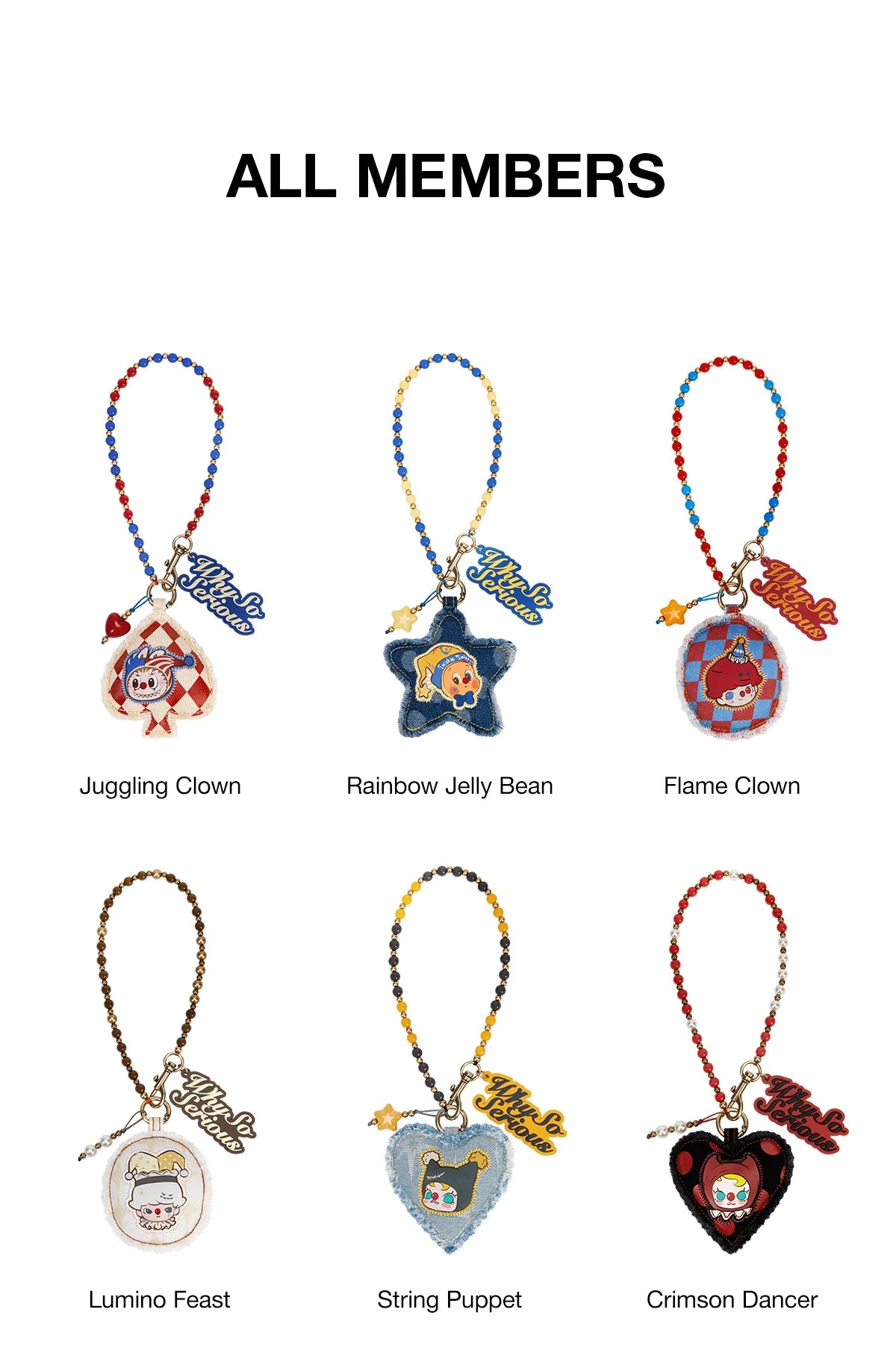 WHY SO SERIOUS Series - Pendant Chain Blind Box