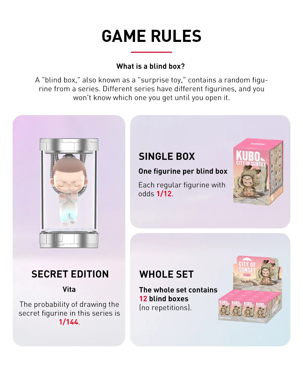 KUBO City Of Sunset Series Figures