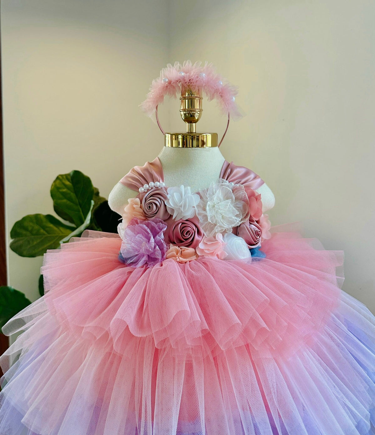Tiered Flower Dress