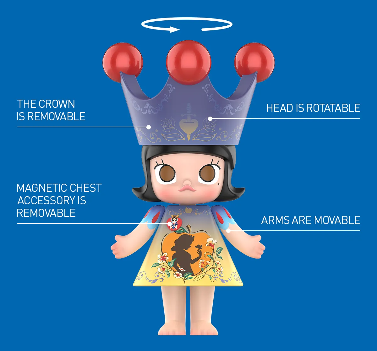 MEGA ROYAL MOLLY 400% Snow White