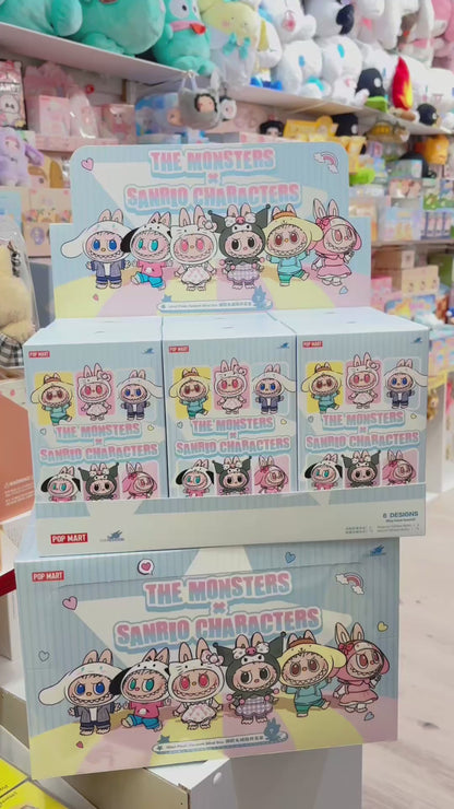 THE M0NSTERS × SANRlO Characters Series-Vinyl Plush Pendant Blind Box